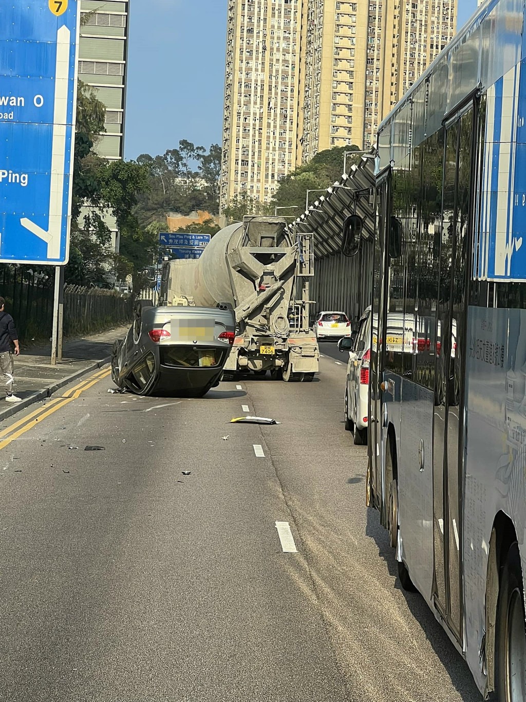 寶馬私家車反肚。網圖