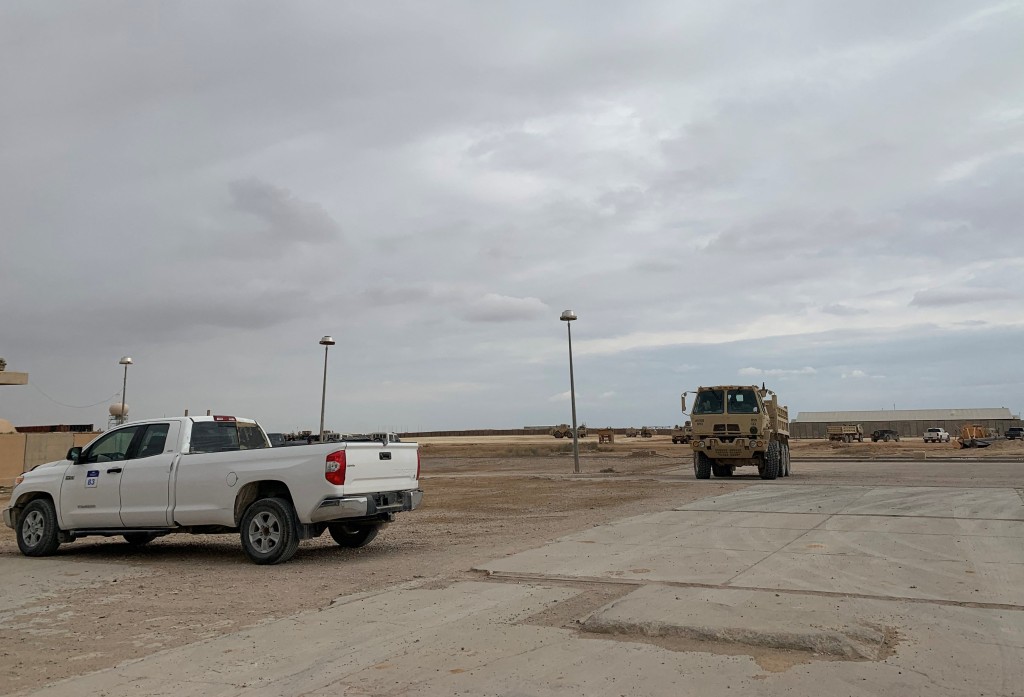 美軍全面撤離阿薩德空軍基地 伊拉克國防部接管。法新社