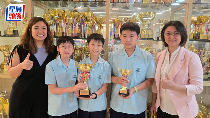 福建中學附屬學校 接連擊敗傳統名校「香港中學英語辯論比賽小學組」3度奪冠(圖片由學校提供)