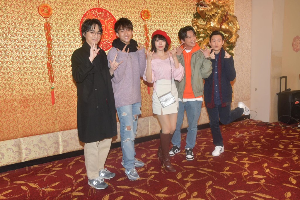 林明祯跟一众年青演员合作愉快。