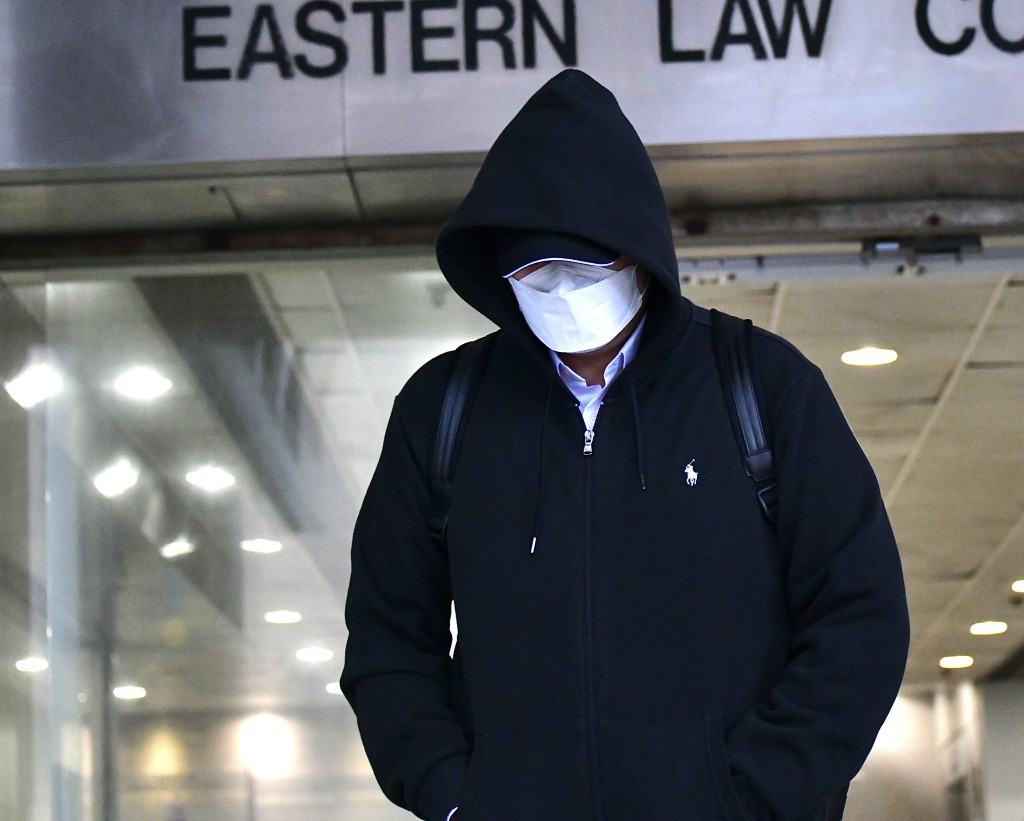 銀行經理涉辦公室內多次非禮女同事案被告楊文鎧。 禇樂琪攝