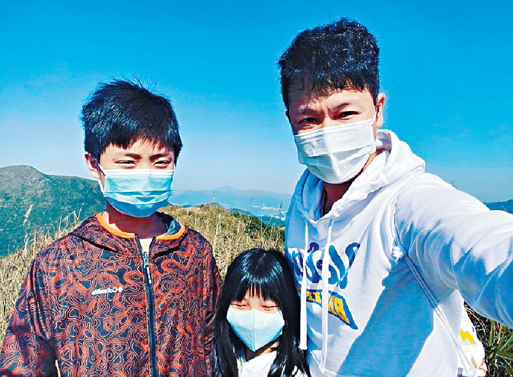 ■郭晉安透露女兒對不用返學有點不開心。