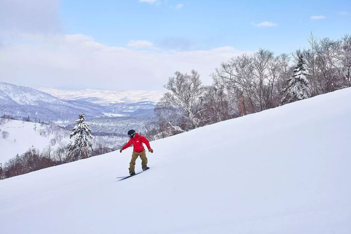 Club Med Kiroro度假村的滑雪季節極長，可由11月一直滑至5月。