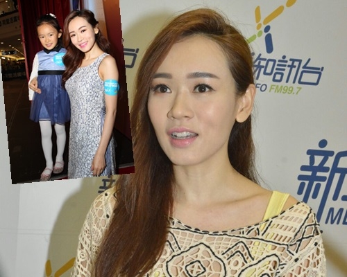 楊思琦否認捧女兒楊卓穎做童星幫補家計。