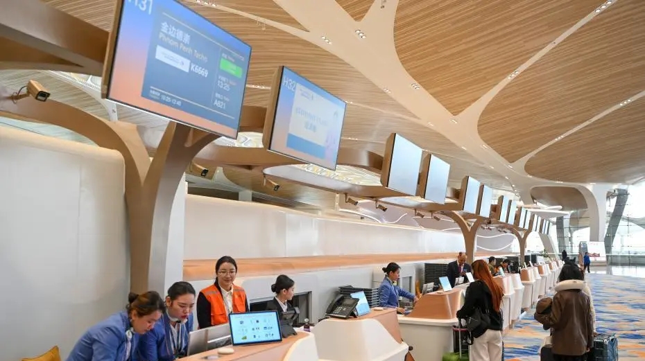 白云机场T3航站楼国际航班业务启用。 中新社 白云机场T3航站楼国际航班业务启用。 中新社