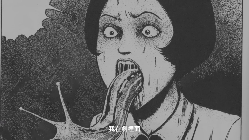 Elly在伊藤润二经典作品改编的《富江》影集中演出扮演“蛞蝓少女”，造型完美还原漫画，相当吓人。