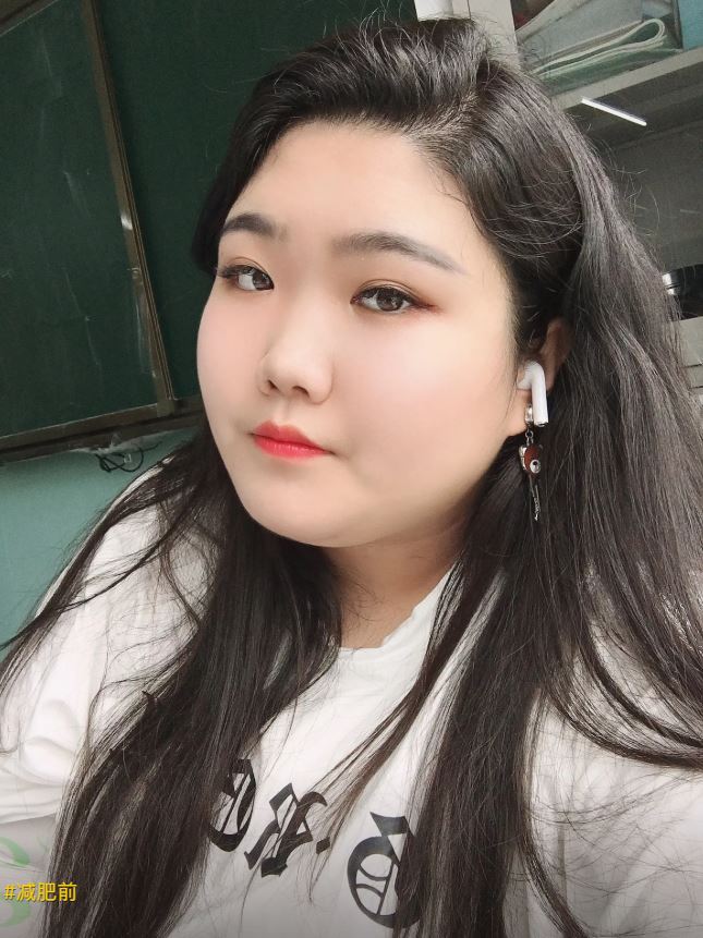 黃女士由超級肥胖，減重一半至只剩85公斤，成為網上焦點。抖音＠漂亮