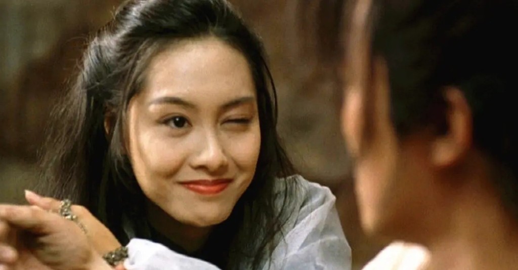 朱茵在90年代主演电影《西游记大结局之仙履奇缘》。