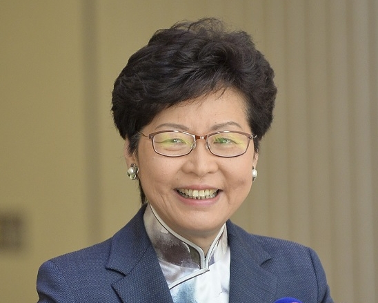 行政長官林鄭月娥。資料圖片