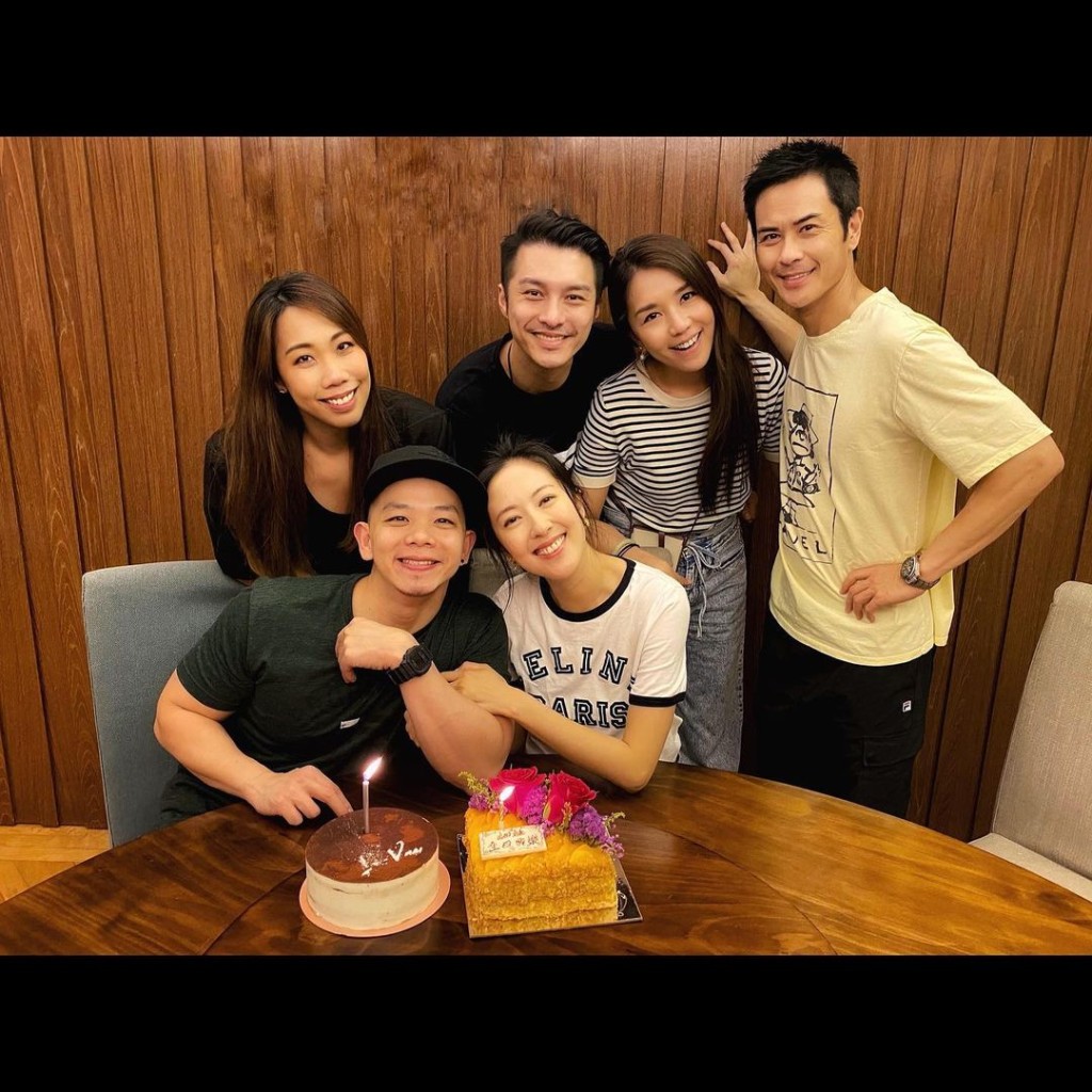 林子善解釋大嫂陳凱琳揸機;二哥馬明隔離中,和期待二嫂中,所以張相是「齊人」。