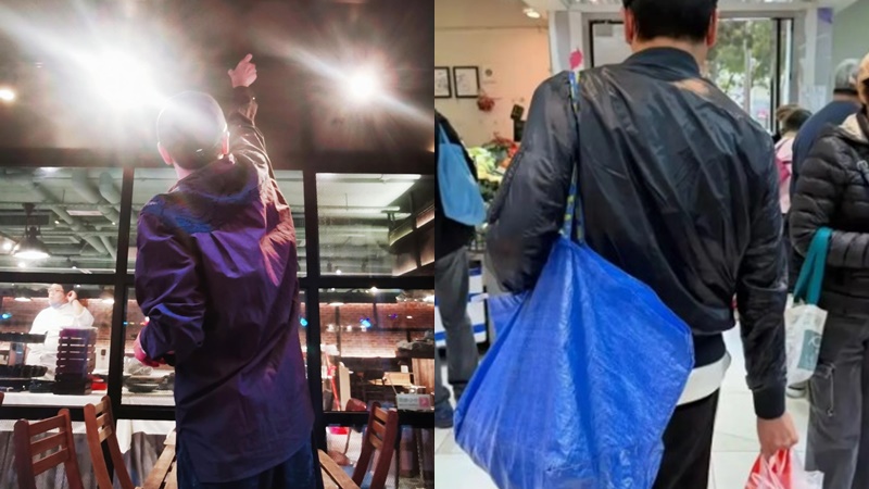 TVB「不羈視帝」驚變住家男  街坊裝現身街市一抽二掕  一個原因疑目露凶光？