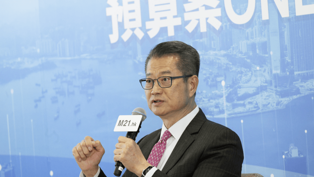 陳茂波表示將維持偏鬆財政政策。資料圖片