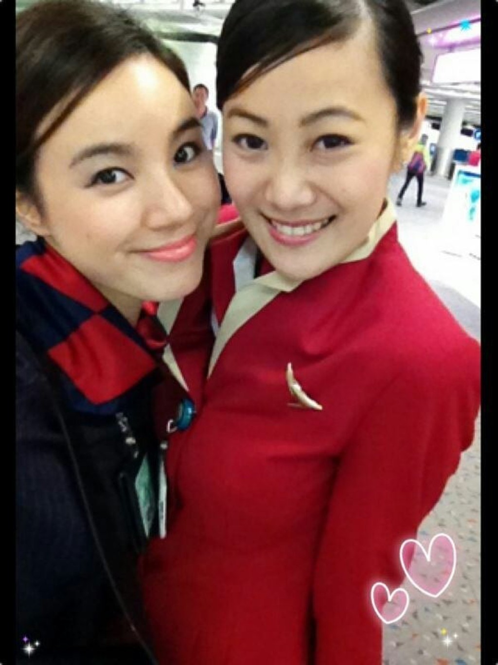 朱智賢入行前亦是空姐。