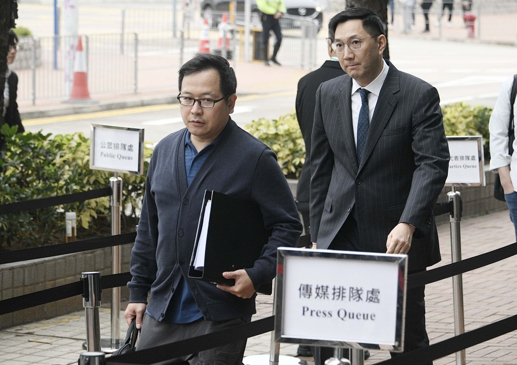 宏福苑前業主立案法團主席徐滿柑（左）。陳浩元攝