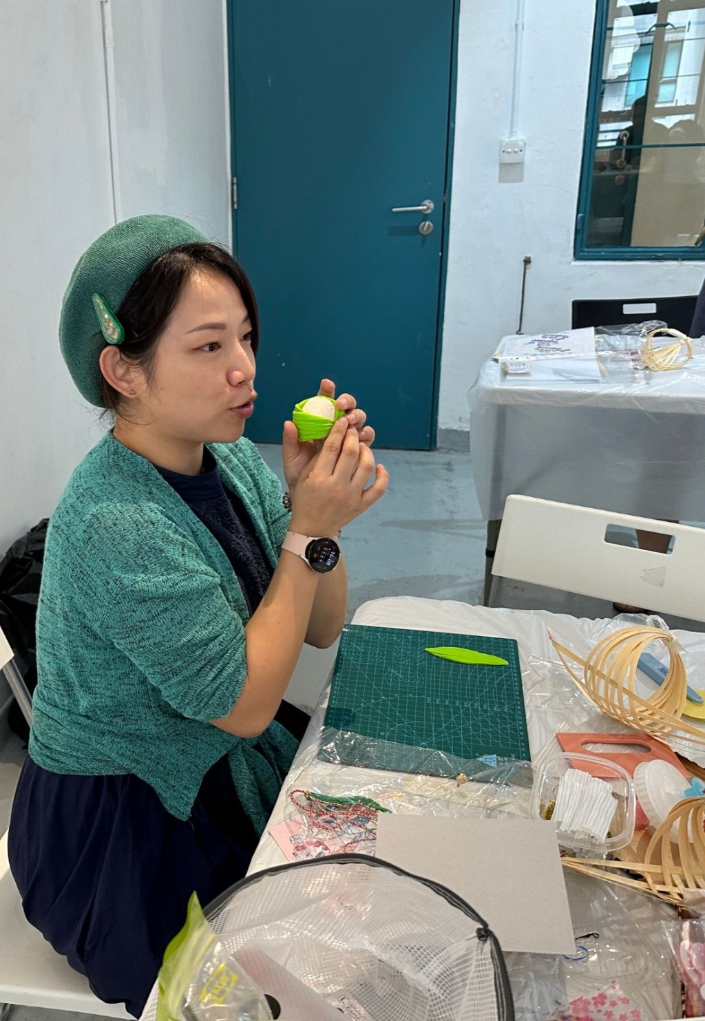 Candy鼓勵小朋友跳出框框去做手作。