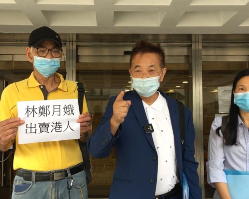 郭卓堅（中） 陳潔冰 （右）。 劉曉曦攝