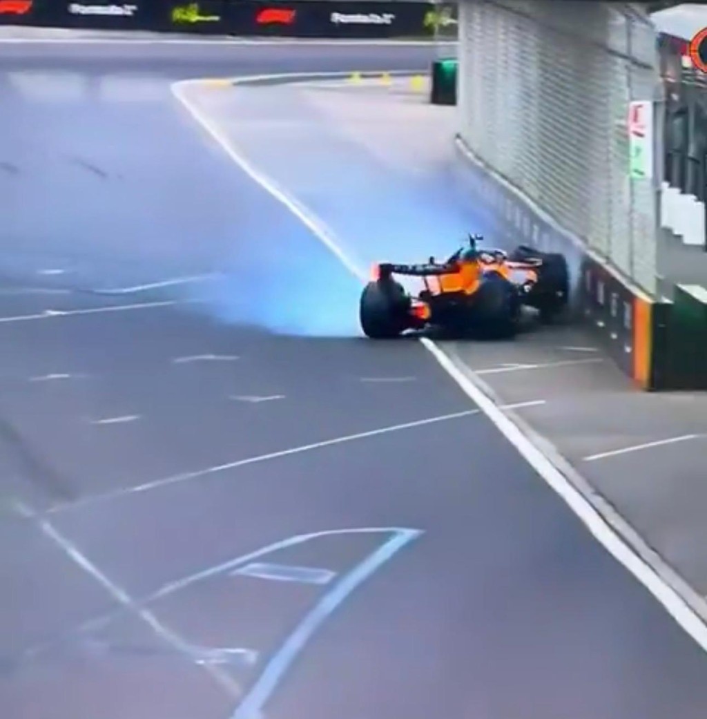 皮亚斯利出场圈慢速炒车。社交媒体X截图