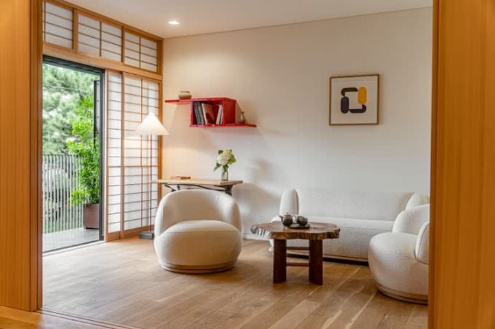 酒店的內裝除具京都雅致的現代和風,也飾以不少藝術品。