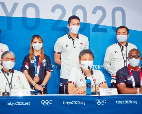 劉慕裳（後排左二）將擔任閉幕禮港隊持旗手。