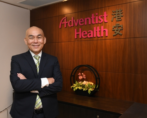 凌宏寶表示，希望新界西居民需要看專科的時候，就想到香港港安醫院－荃灣。 褚樂琪攝