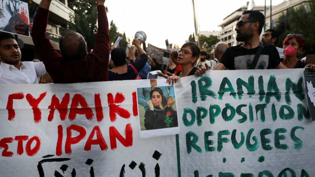 歐洲多個城市都有伊朗人示威。REUTERS
