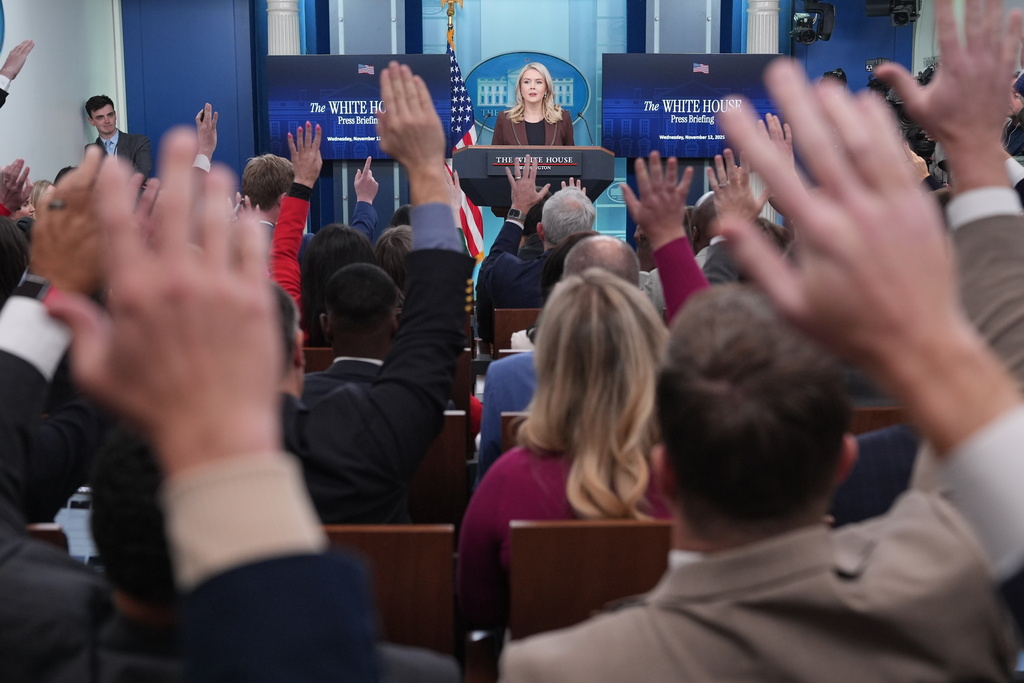 萊維特稱受停擺影響，10月的通脹數據和就業報告或不會發布。美聯社