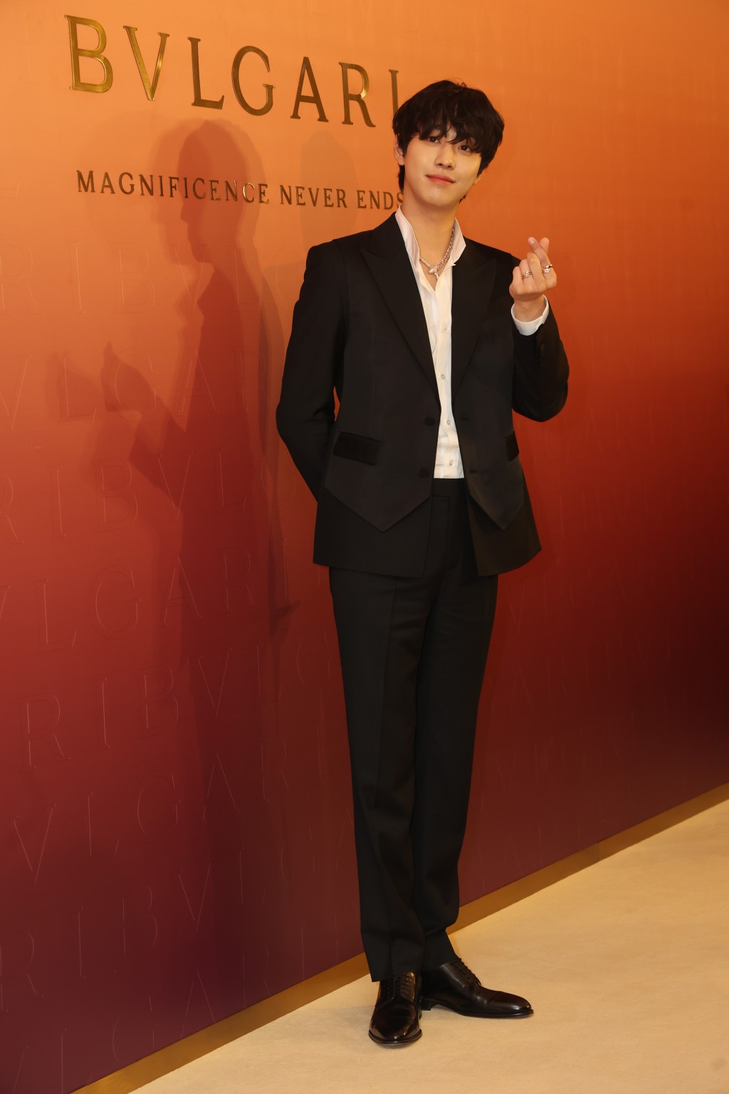 《社內相親》爆紅男主角安孝燮來港出席BVLGARI北京道1號旗艦店舉行開幕派對。