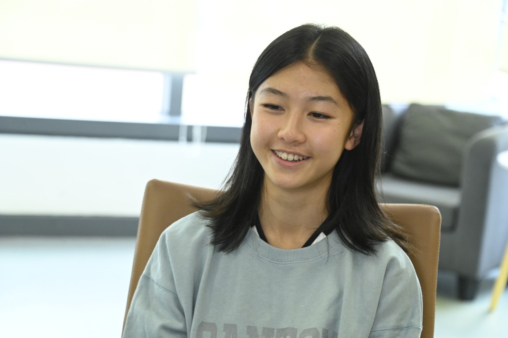 Cindy形容女兒拍完戲，長大了，待人接物成熟了。