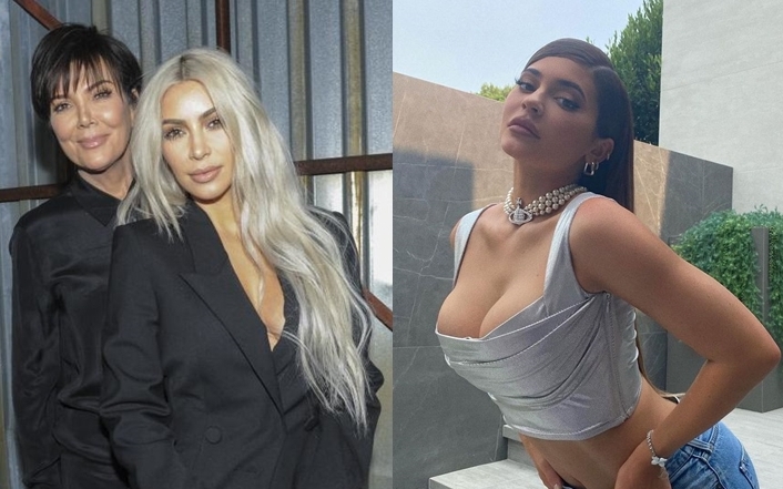 Kylie(右圖)及Kim Kardashian、Kris Jenner三母女齊齊打入百大。