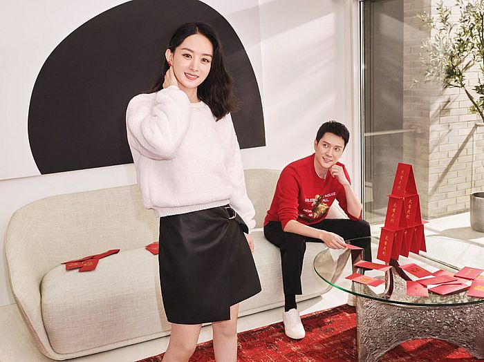馮鉊峰與趙麗穎年前結婚去年生仔。