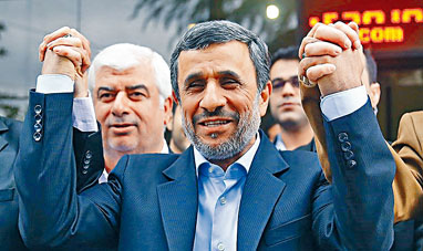 伊朗前總統艾哈邁迪內賈德。