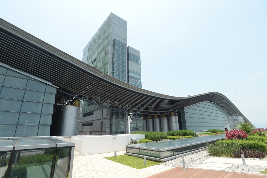 屯門稔灣T‧PARK污泥處理設施。資料圖片