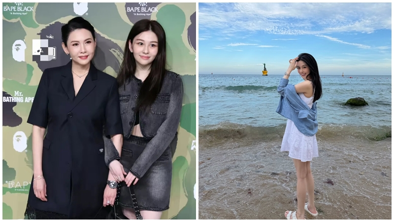 沈月25歲生日派福利照  「邪惡視角」若隱若現豐滿身材 美貌完美復刻媽媽邱淑貞