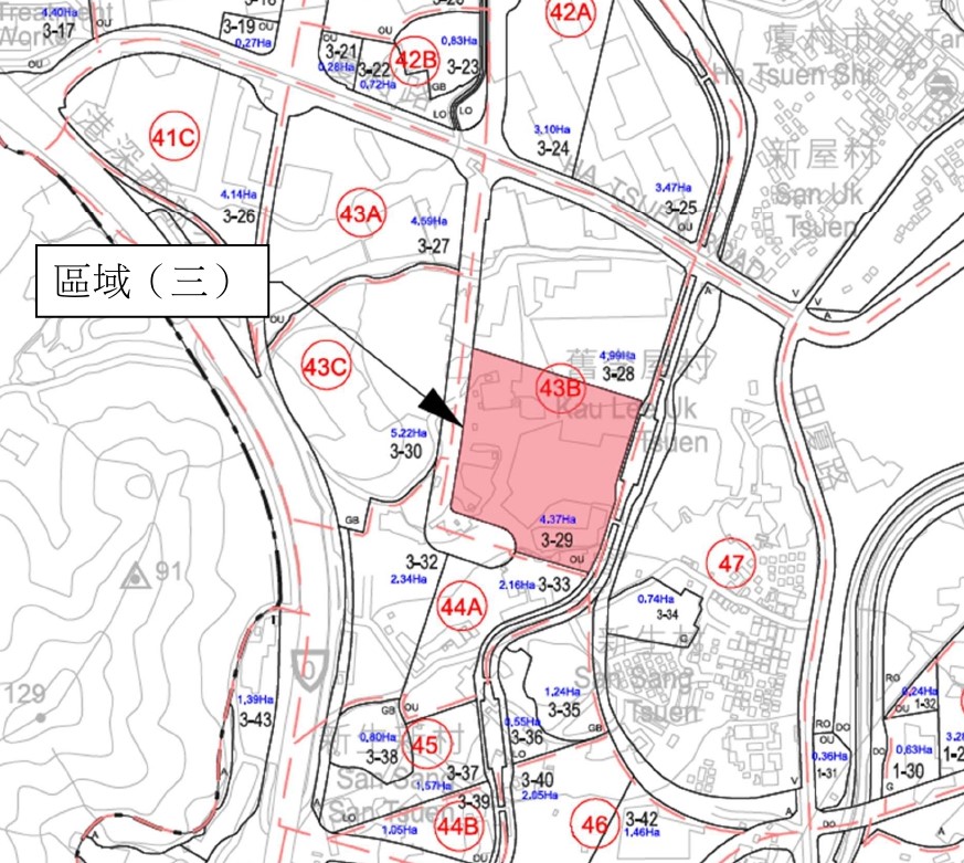 洪水橋大學城區域圖。 洪水橋大學城區域圖。