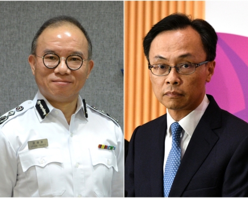 曾國衞(左)將接替聶德權(右)。資料圖片