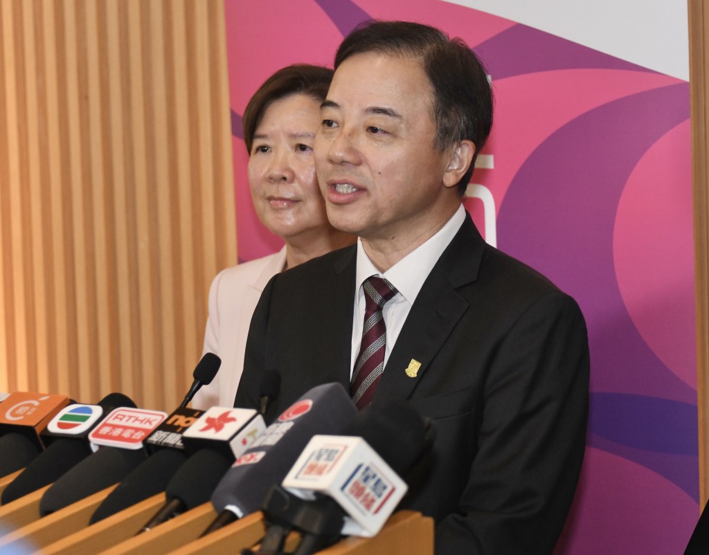港大校長張翔。何君健攝