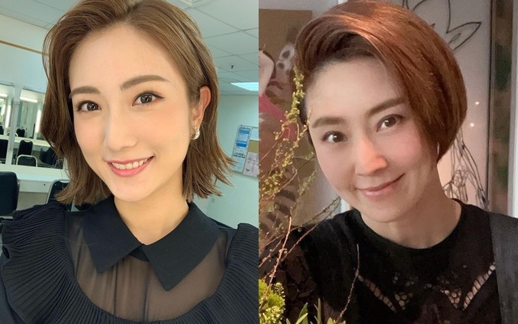 短髮蔡嘉欣被指似張玉珊。
