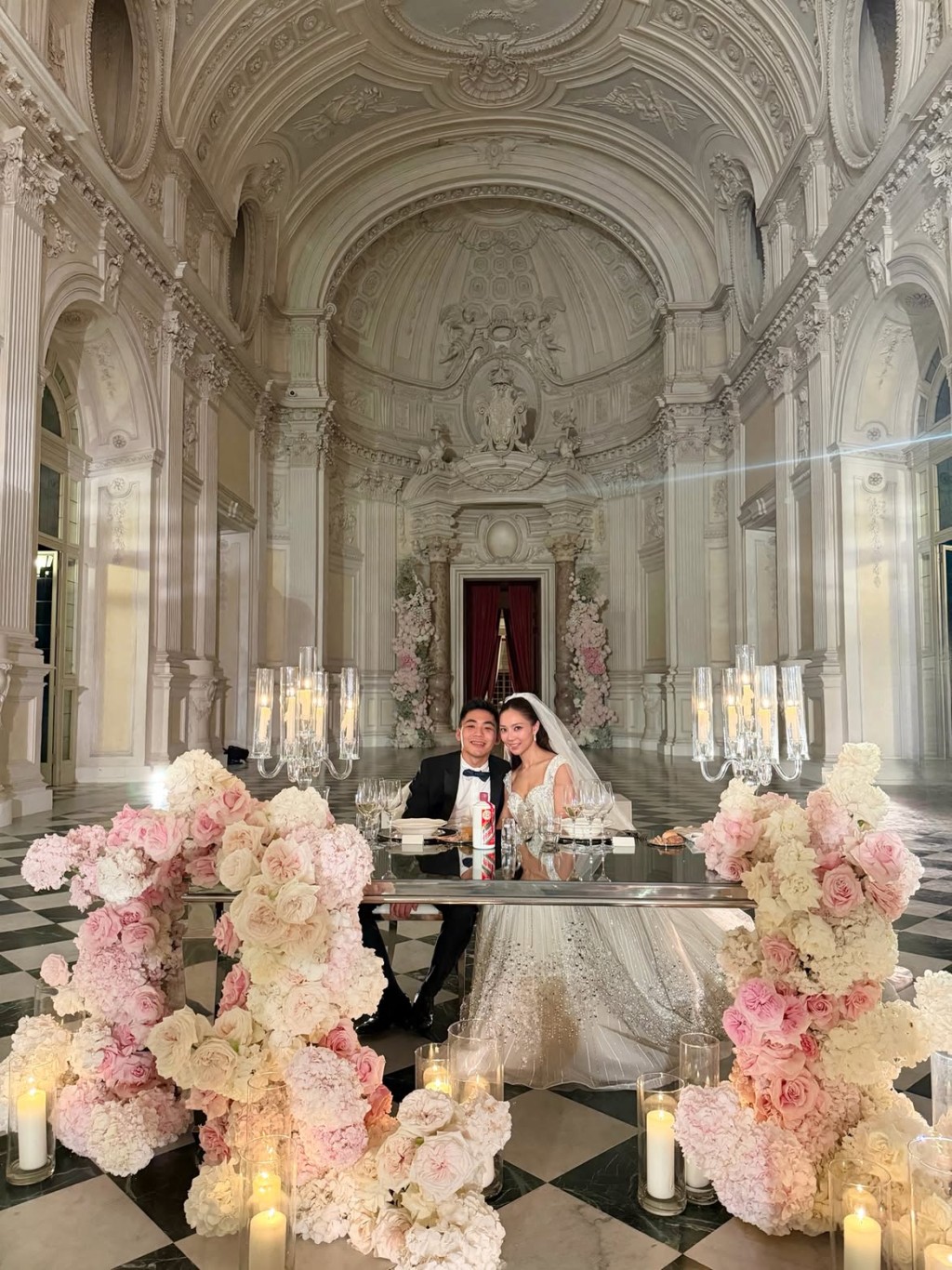 保良局總理嚴子諭於意大利結婚。
