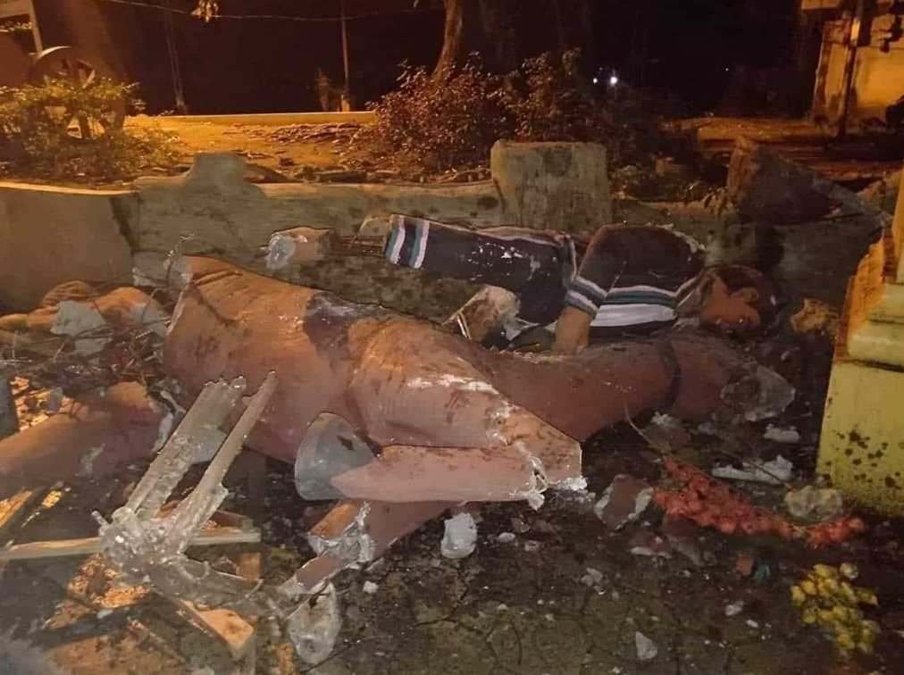 有建筑物损毁。网上图片