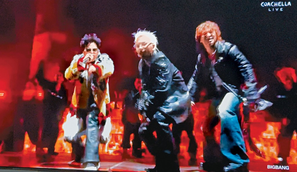 BIGBANG今年慶祝出道20周年，昨日率先在Coachella作壓軸演出。