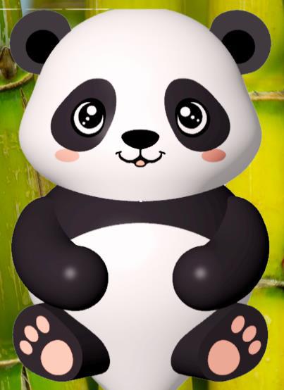 來自香港的Panda小型熱氣球。 來自香港的Panda小型熱氣球。