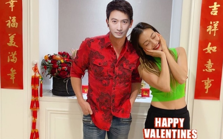 容祖兒於情人節貼上與「帥男」合照，竟沒有人信她戀愛了。