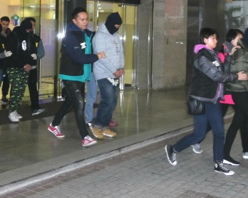 澳門司警拘捕4人。網上圖片