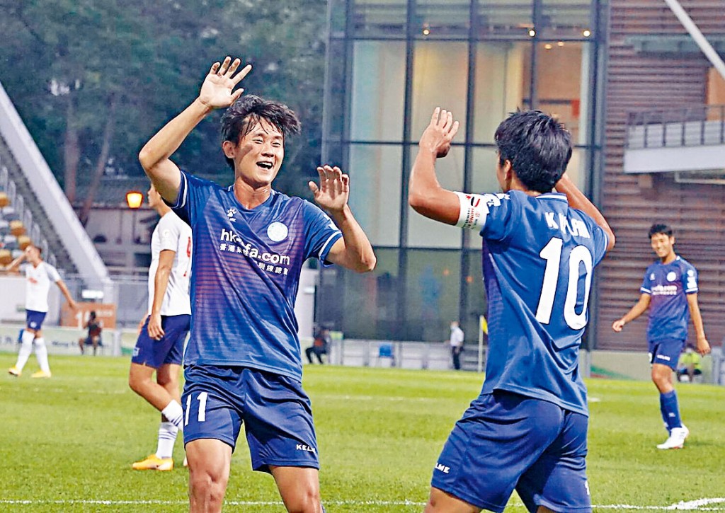 林学曦（左）今季正式重返母会标准流浪后咸鱼翻生。
　　