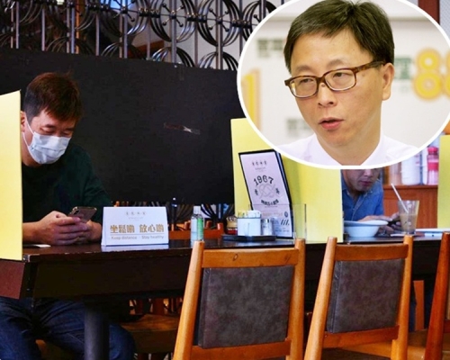 何栢良(小圖)提醒市民勿以為本港防疫工作做得好。資料圖片