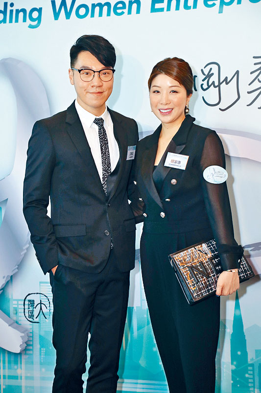 胡家惠息影从商多年，今次获奖亦是由Vinci提名。