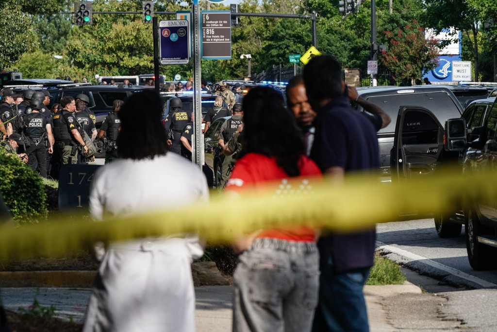 警方封锁现场。法新社 警方封锁现场。法新社