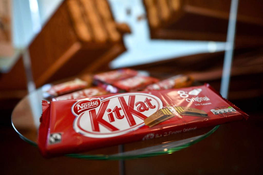 KitKat证实有12吨、约40万包的商品遗失。法新社