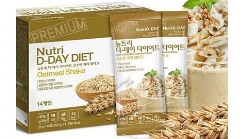 Nutri D-DAY - Diet 燕麥減肥代餐奶昔被驗出含沙門氏菌,食安中心籲停止食用。網圖