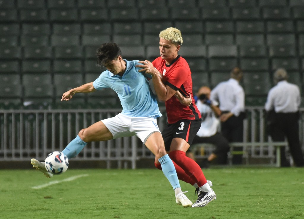 港隊最終大勝3:0。中新社